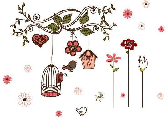 Secret Garden -  wall stickers