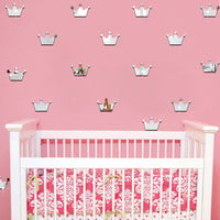 Mirror Princess Crowns - wall stickers